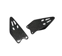 NKCVEZBW Compatible avec Kawasaki ZX-6R ZX6R 636 2009-2024 2025 Protège-Talons arrière en Fibre de Carbone Accessoires de Moto Repose-Pieds Protecteur d'aile