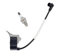 NKCVEZBW Compatible avec la Bobine d'allumage 582618201 582 61 82-01 avec Bougie d'allumage Cmr6H Compatible avec la tronçonneuse Husqvarna 120 125