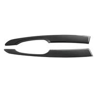 NKCVEZBW Compatible avec le Benz Vito 2024-2025 (conduite à gauche)! Moulures de panneau d'accoudoir de porte intérieur noir carbone ABS, accessoires de voiture, 2 pièces