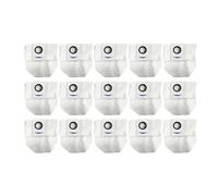 NKCVEZBW Compatible avec Les Accessoires de Sac à poussière for aspirateur Robot DEEBOT X1 OMNI/T10 Turbo/T20 Omni/T20/T20 Max/T20 Pro/X&T Series(15pcs)