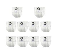 NKCVEZBW Compatible avec Les Accessoires de Sac à poussière for aspirateur Robot DEEBOT X1 OMNI/T10 Turbo/T20 Omni/T20/T20 Max/T20 Pro/X&T Series(10pcs)