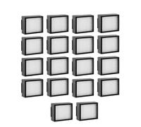 NKCVEZBW Compatible avec Les aspirateurs Robots des séries Evo, i et e : E5, E6, E7, i1, i3, i4, i5, i6, i7, i8 ; pièces de Rechange for filtres HEPA(18PCS)