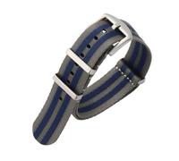 NKCVEZBW Compatible avec les bracelets de montre en nylon balistique avec boucle robuste de 18 mm, 20 mm et 22 mm, compatibles avec les hommes et les femmes.(Gray blue,20mm)