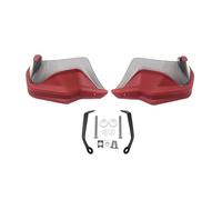 NKCVEZBW Compatible avec Les protège-Mains et Les protège-guidons de Moto CFMOTO 800MT 800 MT, Accessoires de Moto(Red Grey Set)