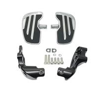 NKCVEZBW Compatible avec les repose-pieds arrière en aluminium, repose-pieds d'extension compatible avec Indian Scout/Sixty/Bobber 2016-2021, 2018, 2019 (ensemble complet chromé)
