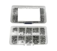NKCVEZBW Compatible avec les vis de réglage à pointe conique tête Allen en acier inoxydable 304, Kit d'assortiment grub d'entraînement interne M3/M4/M5/M6/M8(260Pcs Type 1)