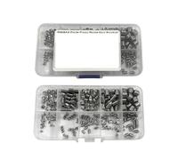 NKCVEZBW Compatible avec les vis de réglage à pointe conique tête Allen en acier inoxydable 304, Kit d'assortiment grub d'entraînement interne M3/M4/M5/M6/M8(200Pcs)
