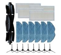 NKCVEZBW Compatible avec Tapo RVA100 RV10 RV10 Plus RV30 RV30, Remplacement d'aspirateur, Brosse Principale, filtres, Tissus de vadrouille, Kit de Brosse latérale(B)