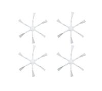 NKCVEZBW Compatible avec Xiaomi Mijia 1C 2C 1T F9 D9, aspirateur à Brosse latérale hexagonale, Accessoires de Nettoyage ménager, brosses Turbo à 6 Bras(4pcs)