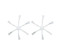 NKCVEZBW Compatible avec Xiaomi Mijia 1C 2C 1T F9 D9, aspirateur à Brosse latérale hexagonale, Accessoires de Nettoyage ménager, brosses Turbo à 6 Bras(2pcs)