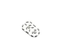 NKCVEZBW Extension de Repose-Pieds arrière for Moto Honda CB500X CB 500 X CB500 X 2019 2020 2021 2022(Silver CB500X)