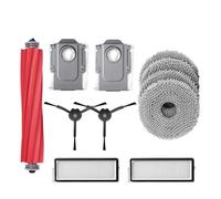 NKCVEZBW Filtre HEPA, Brosse latérale, Tissus de vadrouille Principaux, Sac à poussière Compatible avec aspirateur Qrevo Plus, pièces Rechange, Accessoires(Set 5)