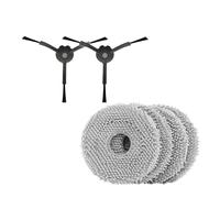 NKCVEZBW Filtre HEPA, Brosse latérale, Tissus de vadrouille Principaux, Sac à poussière Compatible avec aspirateur Qrevo Plus, pièces Rechange, Accessoires(Set 2)
