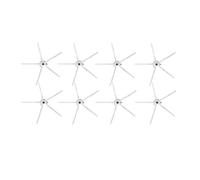 NKCVEZBW Filtre HEPA Compatible avec Les aspirateurs Robots Xiaomi Mijia 1S, S5 et S50 Max, kit de pièces détachées Comprenant Un Rouleau Lavage Une Brosse latérale(Beige)