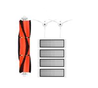 NKCVEZBW Filtre HEPA Compatible avec Les aspirateurs Robots Xiaomi Mijia 1S, S5 et S50 Max, kit de pièces détachées Comprenant Un Rouleau Lavage Une Brosse latérale(Light Yellow)