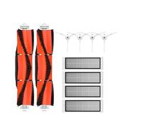 NKCVEZBW Filtre HEPA Compatible avec Les aspirateurs Robots Xiaomi Mijia 1S, S5 et S50 Max, kit de pièces détachées Comprenant Un Rouleau Lavage Une Brosse latérale(Dark Khaki)