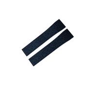 NKCVEZBW FKM Bracelet de montre en caoutchouc compatible avec bracelets de 20 mm et fermoir à ressort à dégagement rapide Noir/rouge/vert, noir, 18X16MM_GOLD BUCKLE