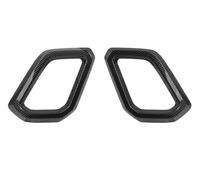 NKCVEZBW Garniture de pare-choc avant en plastique ABS, compatible avec Honda CR-V Sport Touring 2023 2024 2025, accessoires de voiture en fibre de carbone, 2 pièces(Carbon Fiber Style)