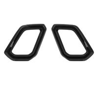 NKCVEZBW Garniture de pare-choc avant en plastique ABS, compatible avec Honda CR-V Sport Touring 2023 2024 2025, accessoires de voiture en fibre de carbone, 2 pièces(Black)