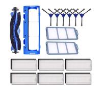 NKCVEZBW Kit d'accessoires de Remplacement for Brosse latérale Principale et Filtre Hepa, Compatible avec Les aspirateurs Robots RoboVac 11S, 12, 30C, 15T, 15C, 35C(Dark Khaki)