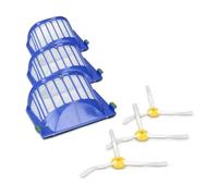 NKCVEZBW Kit de filtres Remplacement adaptés aux Accessoires d'aspirateur Robot série 600 620 630 650 660 670 690