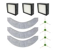 NKCVEZBW Kit de pièces de Rechange Compatible avec Les aspirateurs Robots Combo J7+ Plus/Combo J9+ Plus, Brosse latérale Principale, Filtre et serpillière