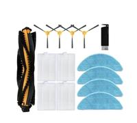 NKCVEZBW Pièces de Rechange for aspirateur Robot Create Ikohs Netbot S18, Accessoires, Brosse latérale Principale, Filtre Hepa Primaire, Chiffon vadrouille(Set B)