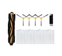 NKCVEZBW Pièces de Rechange for aspirateur Robot Create Ikohs Netbot S18, Accessoires, Brosse latérale Principale, Filtre Hepa Primaire, Chiffon vadrouille(Set C)