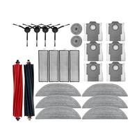NKCVEZBW Pièces détachées compatibles avec l'aspirateur Robot S8 MaxV Ultra : brosses latérales principales, lingettes de Nettoyage, filtres HEPA, Sacs à poussière et Accessoires(24pcs)