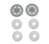 NKCVEZBW Support de Balai à Franges Compatible avec Les modèles L10s Ultra Pro, L10 Prime, Mijia S10+ / X10+ et X20+ - Accessoires Rechange(Mount2pc-Mop4pc)