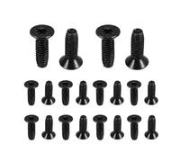 NKCVEZBW Vis et boulons compatibles avec Jeep Wrangler CJ YJ LJ TJ 1976-2006, Remplacement Compatible avec Portes, Pare-Brise, Arceau de sécurité, hayon, 20 pièces - L49A