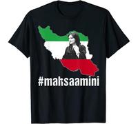 NKFTYTIUU mahsa Amini Iran MAHSAAMINI 2D T Shirt All Over Print Us SizeBlackS