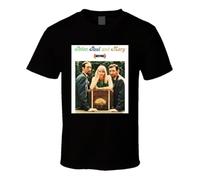NKFTYTIUU Moving Peter Paul and Mary Gone The Rainbow Pretty Mary Morning Train T ShirtBlackM