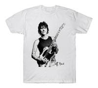 NKFTYTIUU Popular Jeff Beck Guitar Gift for Fans Unisex T ShirtWhiteXXL