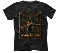NKFTYTIUU Rise of The Tomb Raider Movie Poster with Alicia Vikander as Lara Croft T ShirtBlackM