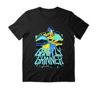 NKFTYTIUU Unisex Cotton T Shirt The Ghastly Grinner are You Afraid of The DarkBlackXL