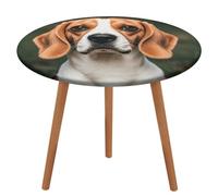 NKJJSTES Nappe ronde ajustée élastique extensible motif chien beagle nappe imperméable pour camping intérieur et extérieur