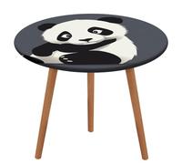 NKJJSTES Nappe ronde ajustée élastique extensible Panda Animal nappe imperméable pour camping intérieur et extérieur