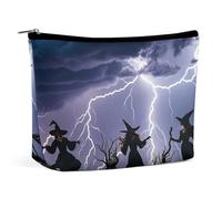 NKJJSTES Trousse de maquillage étanche de grande capacité - La sorcière des ténèbres - Organisateur d'accessoires cosmétiques pour femme/fille, Sorcière priée, Taille unique