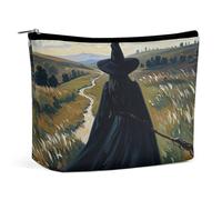 NKJJSTES Trousse de maquillage étanche de grande capacité - La sorcière des ténèbres - Organisateur d'accessoires cosmétiques pour femme/fille, La sorcière des ténèbres, Taille unique