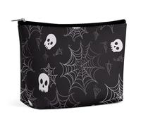 NKJJSTES Trousse de maquillage étanche de grande capacité pour couple de chouettes, perchoirs, arbres, accessoires cosmétiques pour femme/fille, Halloween Goth, Taille unique