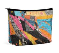 NKJJSTES Trousse de maquillage étanche de grande capacité pour femme/fille, Une couette colorée, Taille unique