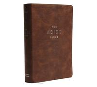 NKJV, Abide Bible, Leathersoft, Brown, Red Letter, Comfort Print: Holy Bible, New King James Version