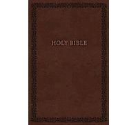 NKJV, Bible Sainte, Soft Touch Edition, Leathersoft, Brown, Comfort Print