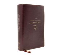 Nkjv, Charles F. Stanley Life Principles Bible, 2nd Edition, Leathersoft, Burgundy, Indexed, Comfort Print
