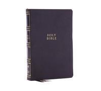 NKJV, Compact Center-Column Reference Bible, Gray Leathersoft, Red Letter, Comfort Print