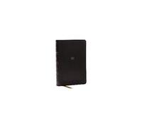 Nkjv Compact Paragraph-Style Bible W/ 43,000 Cross References, Black Leathersoft, Red Letter, Comfort Print: Holy Bible, New King James Version