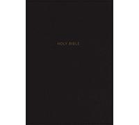 NKJV, Deluxe Reference Bible, Personal Size Giant Print, Leathersoft, Black, Thumb Indexed, Red Letter, Comfort Print: Holy Bible, New King James Version