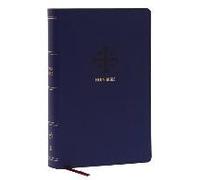 Nkjv, End-Of-Verse Reference Bible, Personal Size Large Print, Leathersoft, Blue, Red Letter, Thumb Indexed, Comfort Print