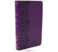 NKJV, End-of-Verse Reference Bible, Personal Size Large Print, Leathersoft, Purple, Red Letter, Comfort Print: Holy Bible, New King James Version